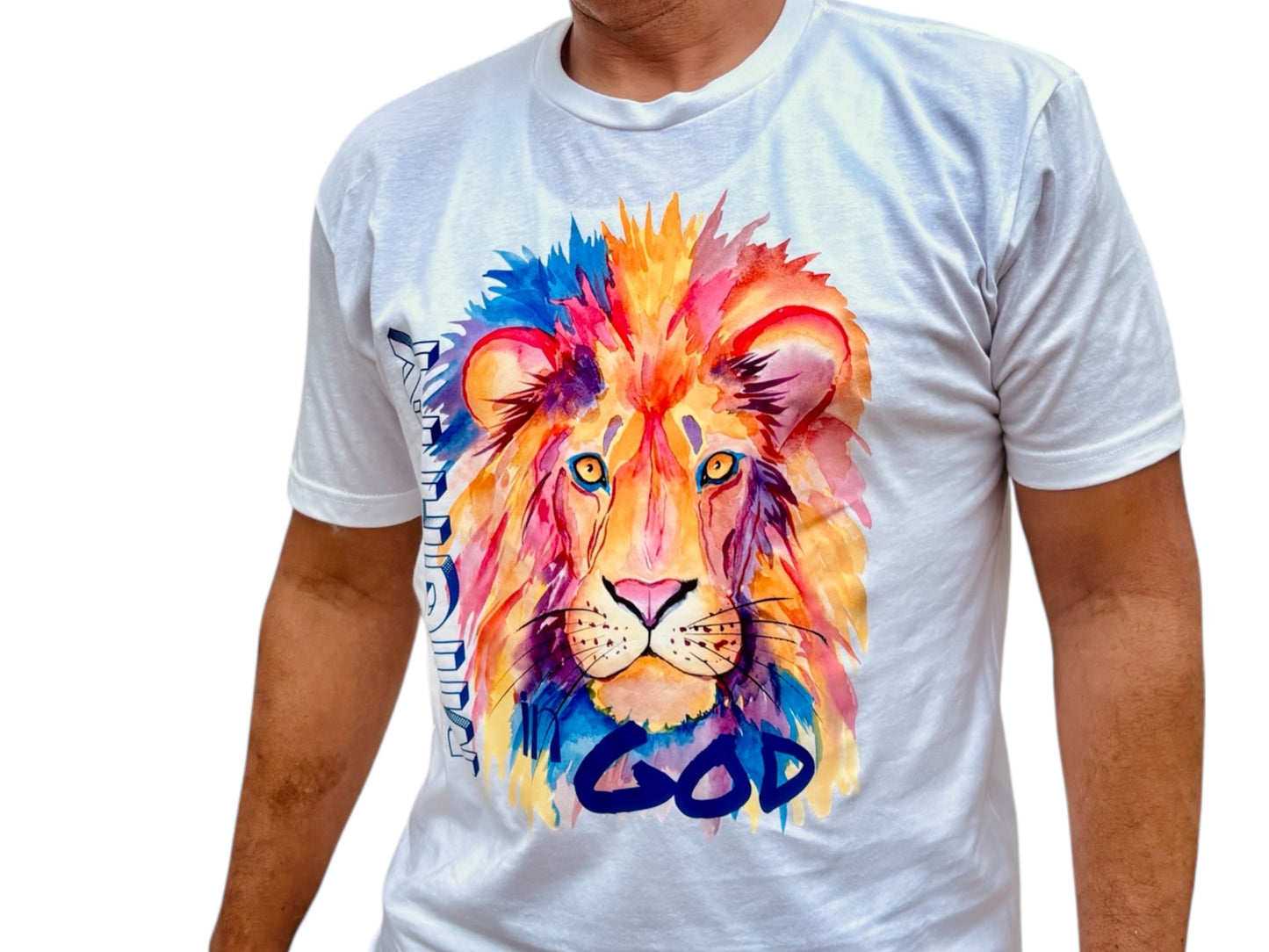 Mighty In God Blue Lion