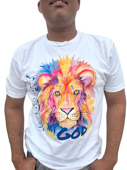 Mighty In God Blue Lion