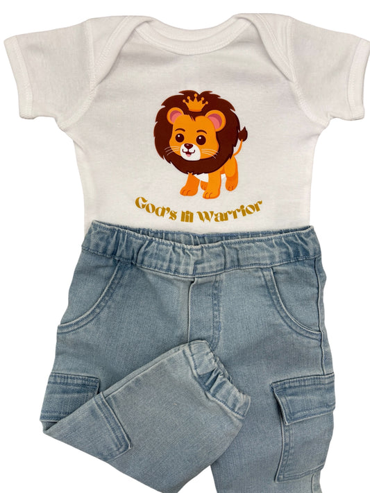 God’s Lil Warrior Onesie